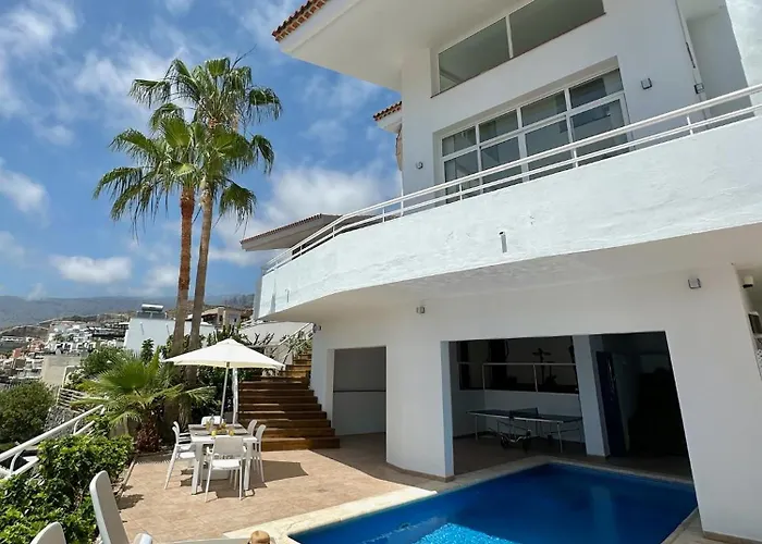 Luxury Taoro Private Heated Pool Free Car Except Christmas * Costa Adeje (Tenerife)